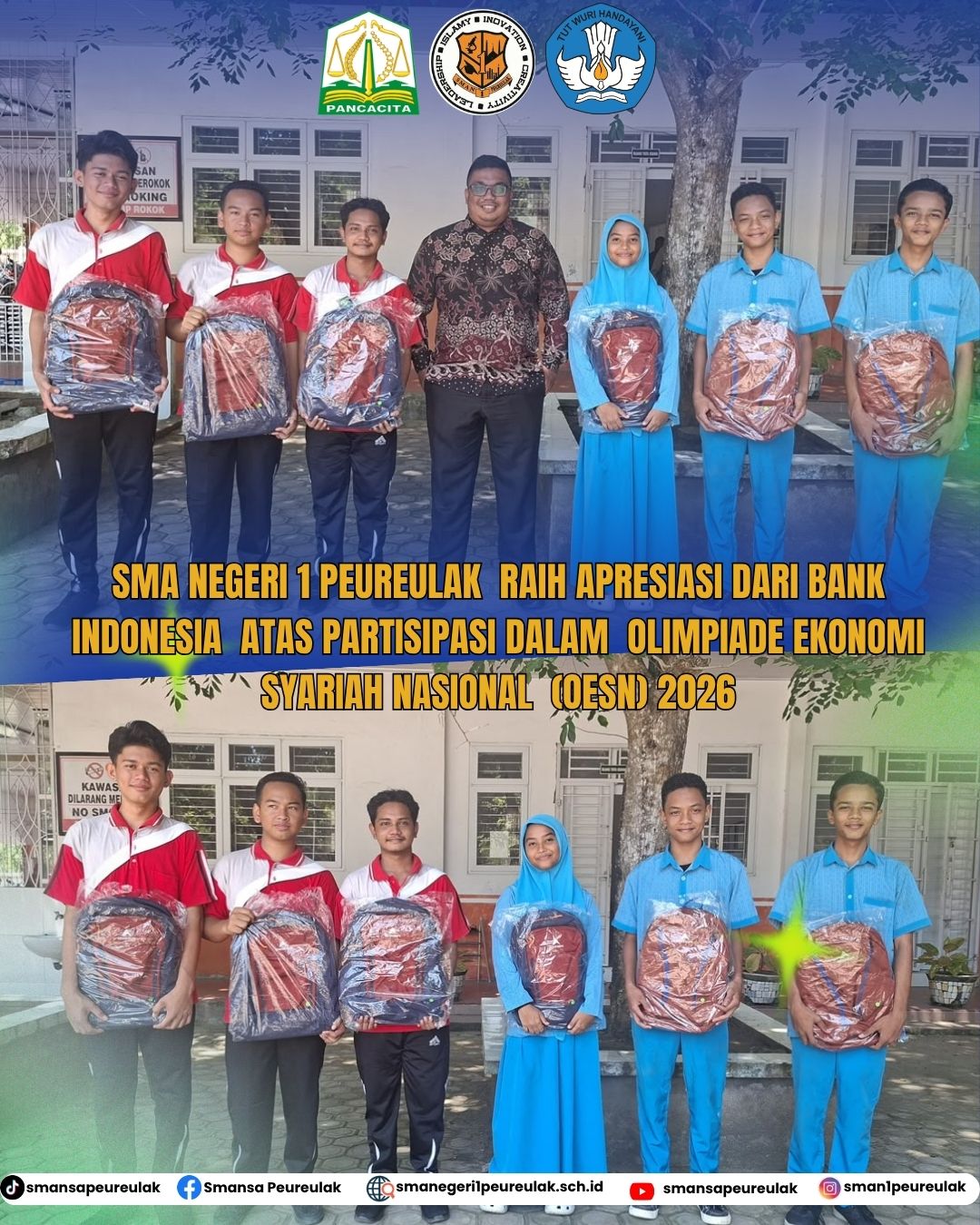 SMA Negeri 1 Peureulak Terima Apresiasi dari Bank Indonesia atas Partisipasi dalam OESN 2026
